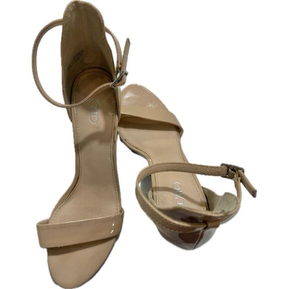 Cato Ankle Strap Stiletto Heal Beige/Nude Women's Size 9 M - Picture 5 of 15